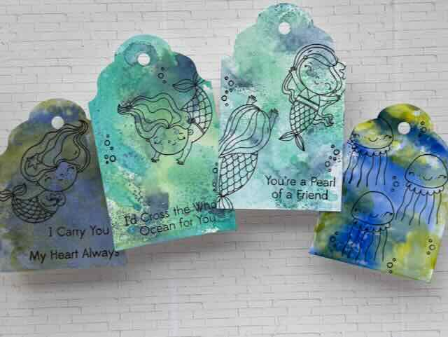 How to Make Inked Card Backgrounds